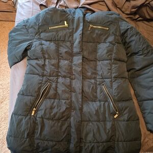 Women's Quilted Jacket with Zipper Pockets